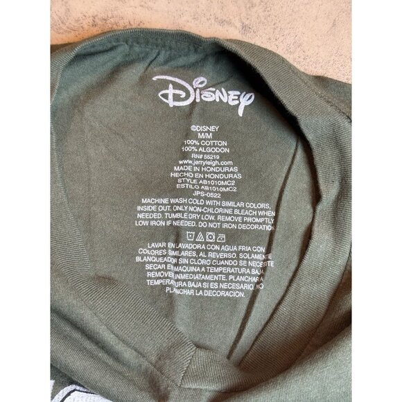 Disney Mickey Mouse Men's Green T-Shirt size M - Picture 3 of 5
